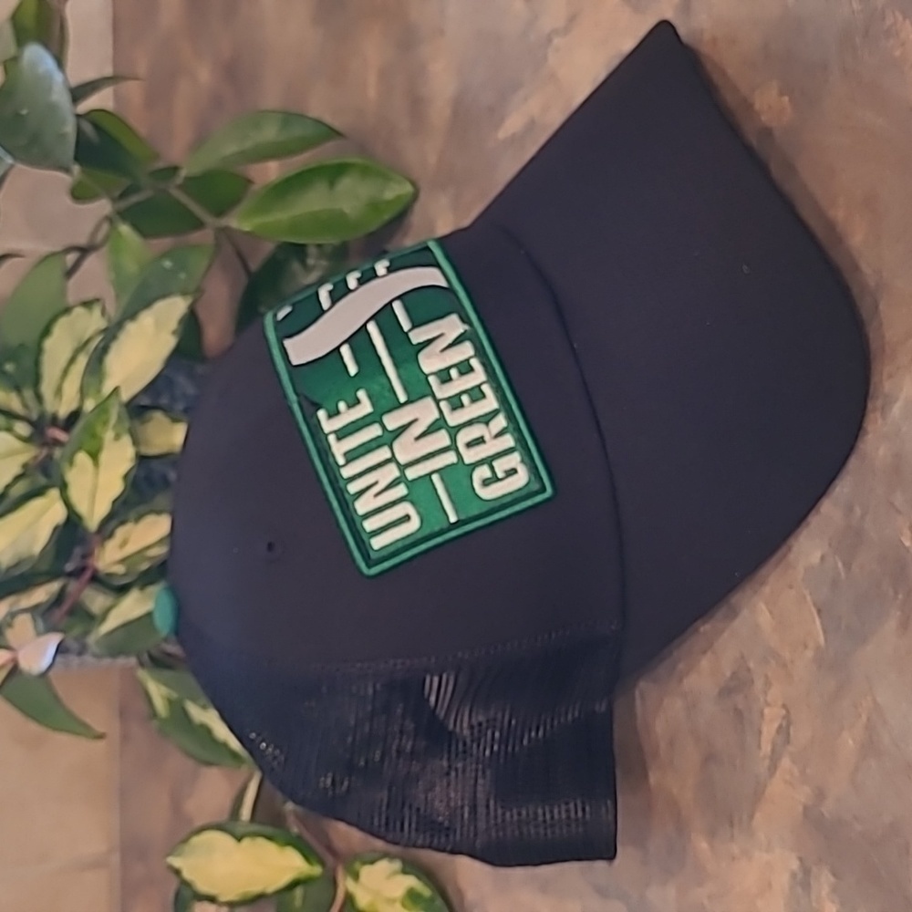 CFL SASKATCHEWAN ROUGHRIDERS 'Unite In Green' Trucker Style Snapback Ballcap